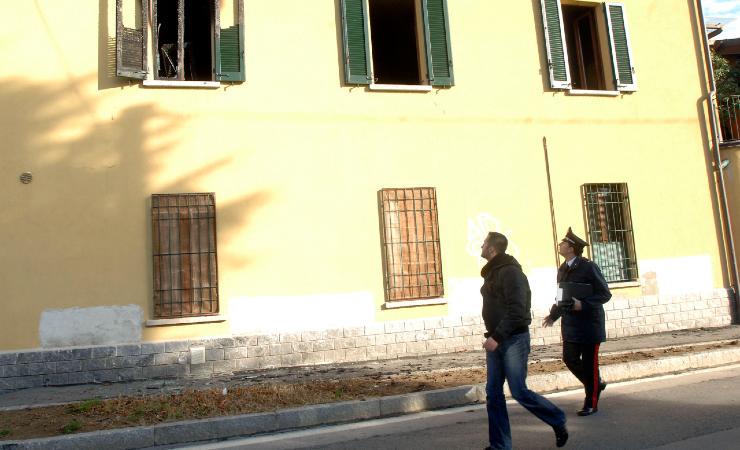 la casa di Erba della strage